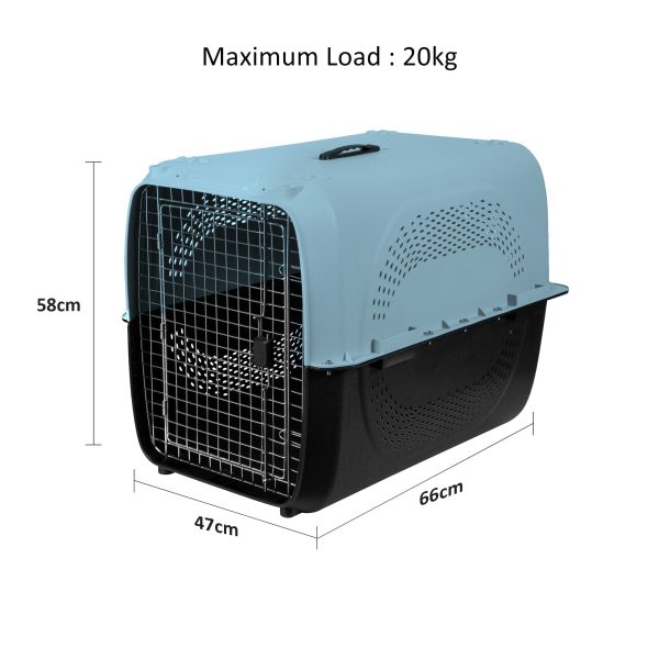 Heavy Duty Pet Travel Crate Carrier - 20kg - Image 7