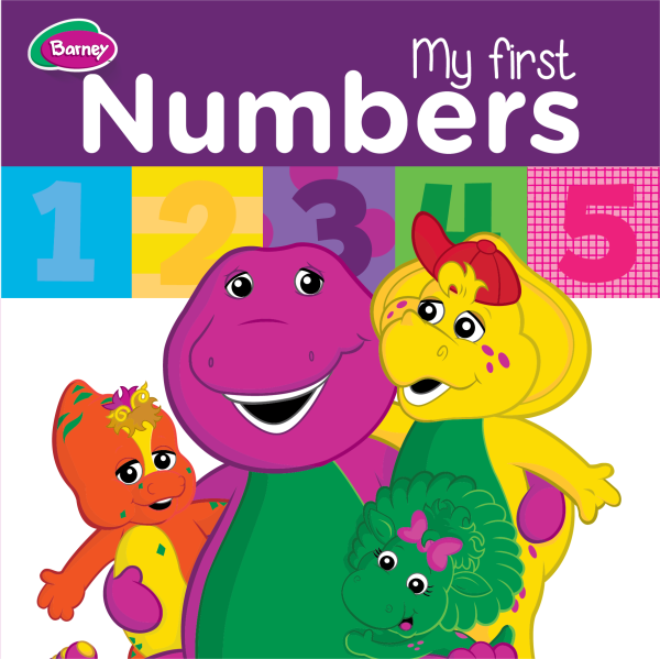 BARNEY BOARD BOOK - MY FIRST NUMBERS*