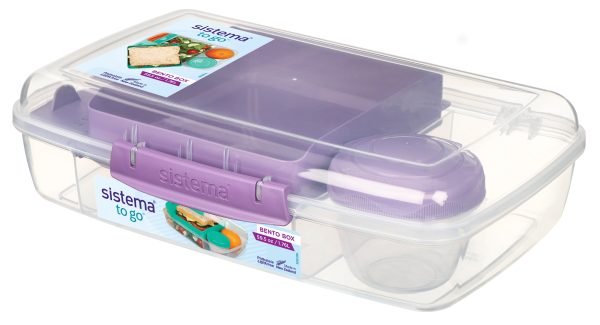 1.76L Bento lunch box To Go, With Yogurt Pot. - Image 5