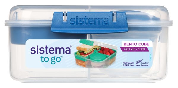 1.25L Bento Cube To Go With Yogurt Pot - Image 3