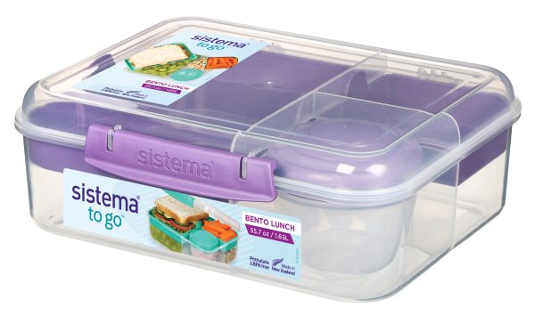 1.65L Bento lunch To Go With Yogurt Pot - Image 5