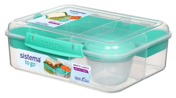 1.65L Bento lunch To Go With Yogurt Pot