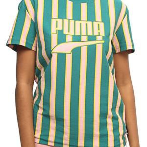 Downtown Stripe Tee - Green