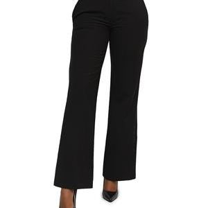 Low Cut Formal Pants - Black