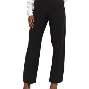 High Waist Formal Pants - Black