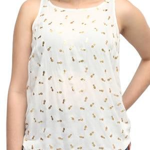 Sleeveless Top - White