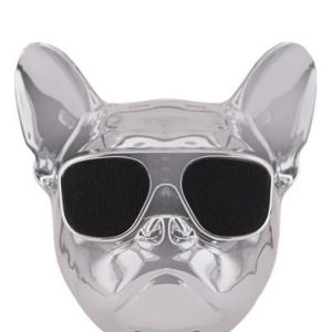 Dog Head Bluetooth Speaker - Silver