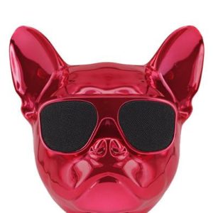 Dog Head Bluetooth Speaker - Red