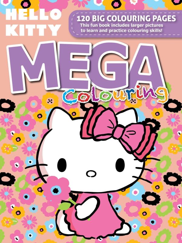 HELLO KITTY - 120PG MEGA COLOUR & ACTIVITY BOOK