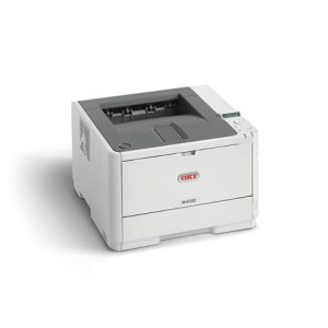 OKI B412dn (A4) 33ppm 1200 x 1200 dpi Standard Duplex 512MB RAM 3GB eMMC 250 sheet input standard duplex HiSpeed USB 2.0 1 Gigabit Ethernet Langueges PCL5e PCL6(XL) EPSON FX IBM ProPrinter XPS RMPV 3000 pages