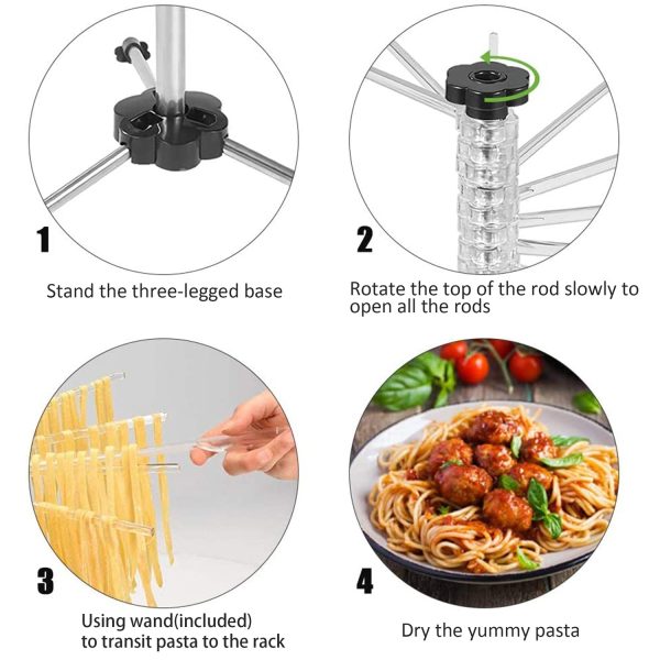 Collapsible Pasta Drying Rack - Image 4