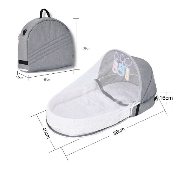 Portable Travel Baby Crib Sleeping Nest - Image 4