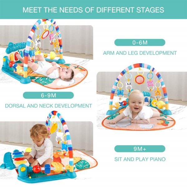 Baby Gym Mat Activity Padded Play Mat - Image 3