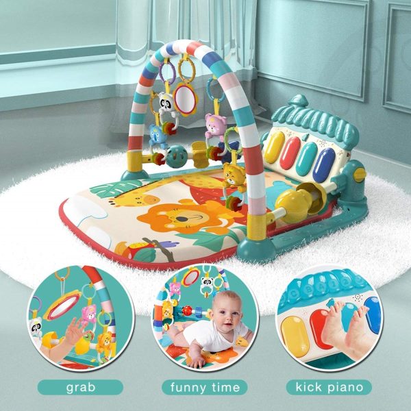 Baby Gym Mat Activity Padded Play Mat - Image 2