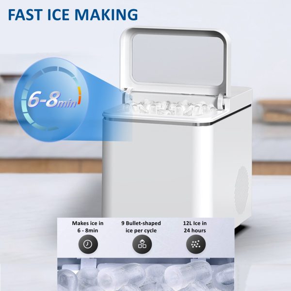 Electric Ice Maker Machine-12kg - Image 2