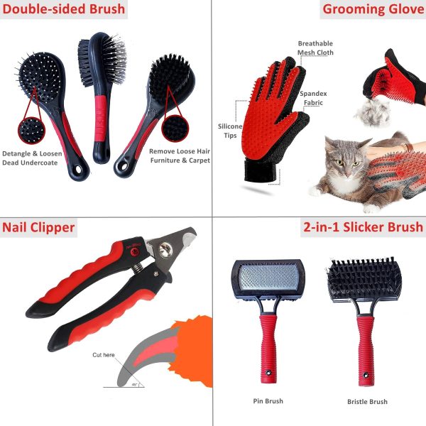 9 Piece Pet Grooming Kit - Image 3