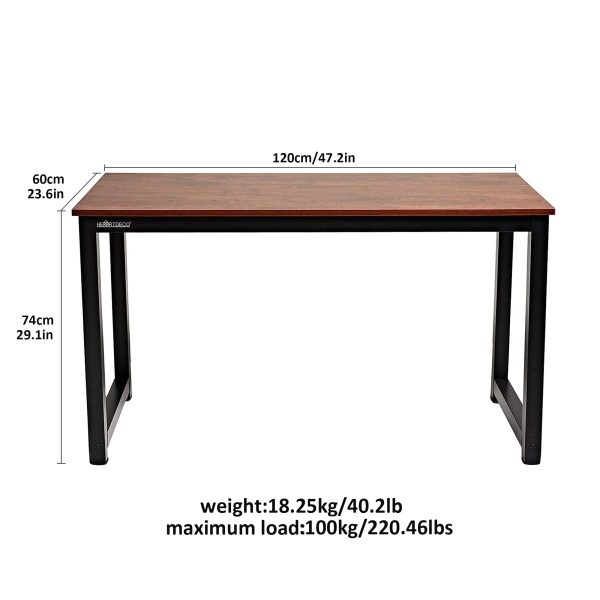 Computer Desk Study Table 120cm x 60cm - Image 4