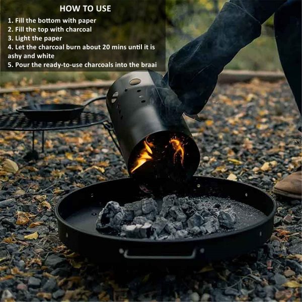 Charcoal Chimney Starter Set - Image 2