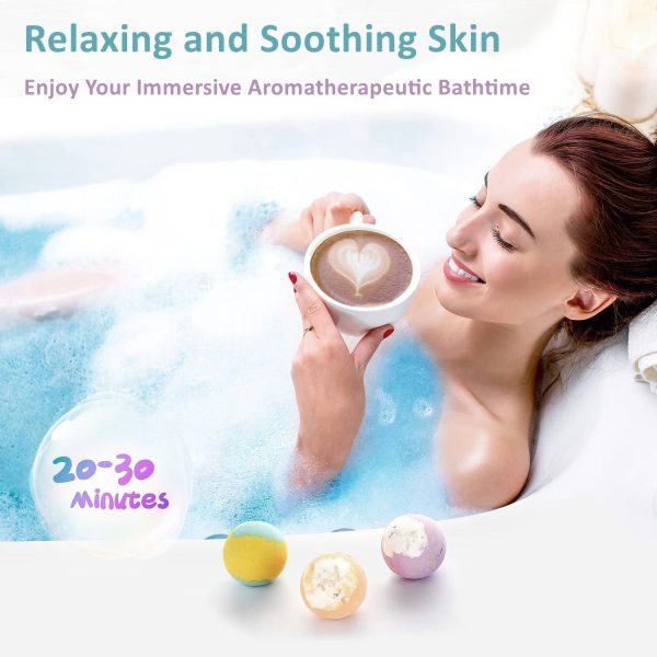 12Pcs Aromatherapy Bath Bombs Gift Set - Image 4