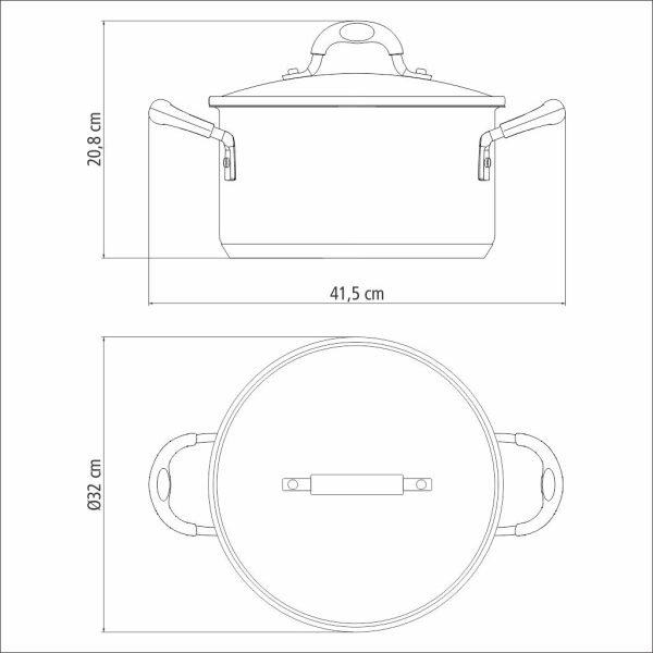 Solar Silicone Shallow Stainless Steel Casserole Dish With Tri-Ply Base  And Glass Lid, 30cm And 8.9l - Image 4