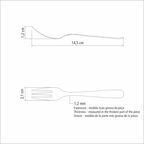 6pc. Cake Forks Set - Image 4