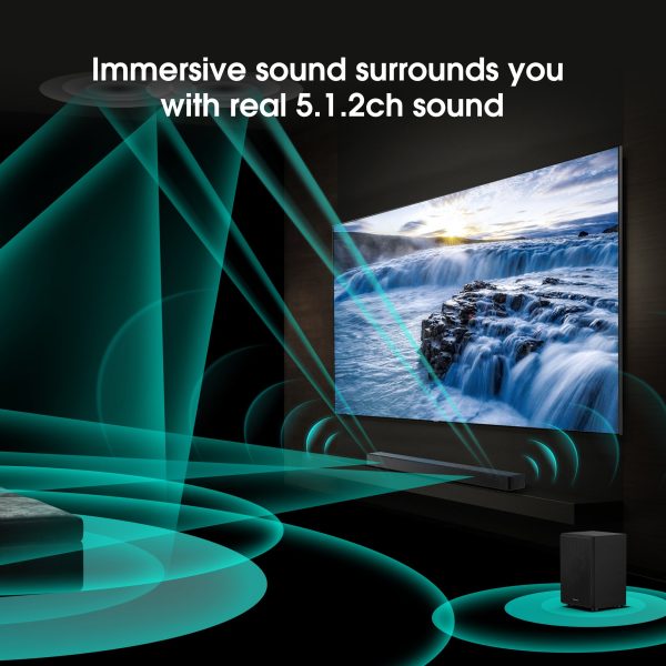 Hisense 5.1.2 Ch Soundbar  with wireless subwoofer - Image 5