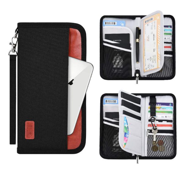 RFID Card Wallet Document Tickets Passport Organizer - Image 2