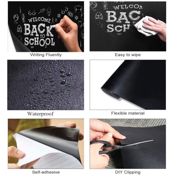 Self-Adhesive Chalkboard Sticker - 60cmx100cm - Image 2