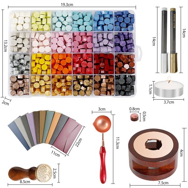 Sealing Wax and Stamp Kit - 620Pcs - Image 5