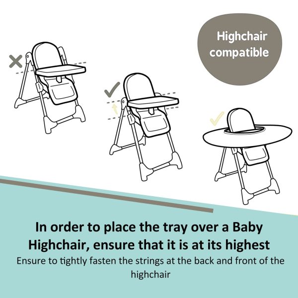 Coverall Baby Bib & Highchair Tray Mat Set - Image 5