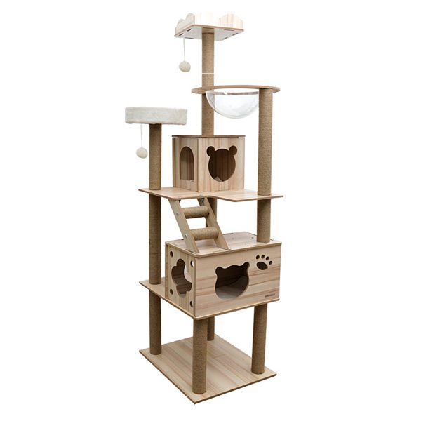 Large Cat Tree Sisal Scratching Post Climbing Tower