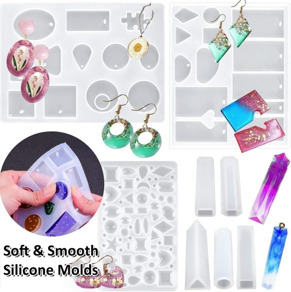 DIY Resin Craft Jewelry Making Silicone Molds Kit - Image 3