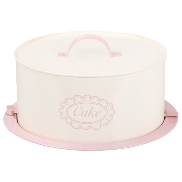 8 Inch Metal Cake Carrier Tin Storage Container