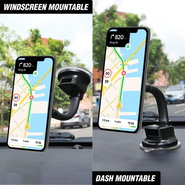 HOLD SERIES EXTENDABLE MAGNETIC DASH / WINDSCREEN PHONE HOLDER - Image 4