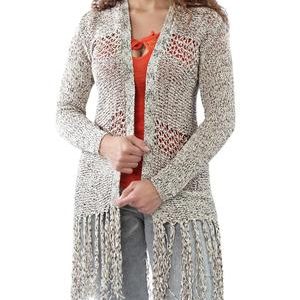 Tassel Cardigan - Khaki