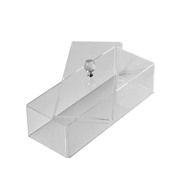 Luxury Acrylic Gift Case (Clear) (200x40x35mm) - Image 2