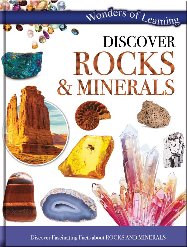 WONDERS OF LEARNING BOOK - DISCOVER ROCKS & MINERALS