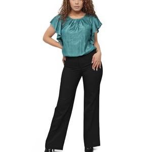 Diamond Cotton Blouse - Dark Green