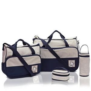 5 Piece Diaper Bag Set - Navy