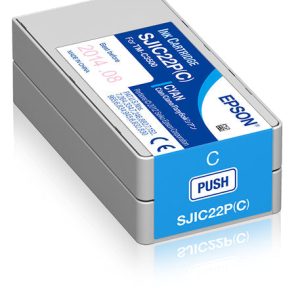 SJIC22P(C): Ink cartridge for ColorWorks C3500 (Cyan)