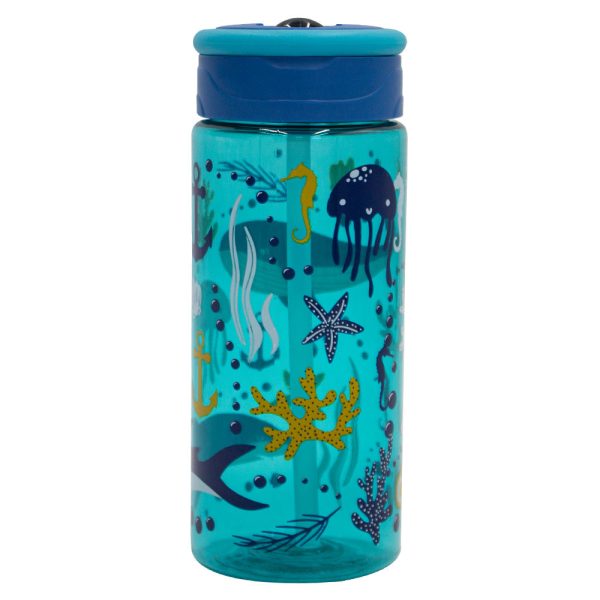 473ml (16oz) Skim Ring Bottle- Aqua