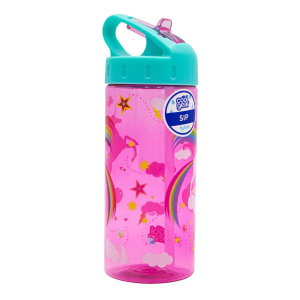 473ml (16oz) PET Printed Straightwall Bottle- Pink