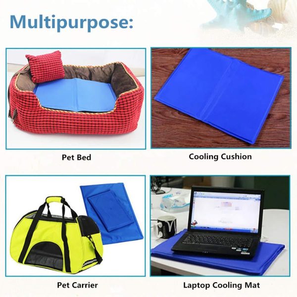 Cooling Gel Mat Pad for Pet Dogs Cats - 50 x 60cm - Image 2