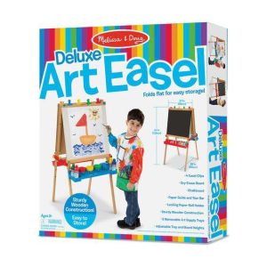 Melissa & Doug Deluxe Wooden Standing Art Easel (Pre-Order)