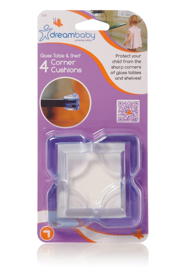 Glass Table & Shelf Corner Cushions - 4 Pack