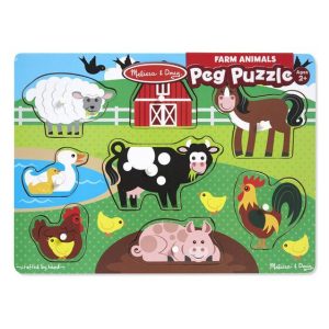 Melissa & Doug Farm Peg Puzzle (Pre-Order)