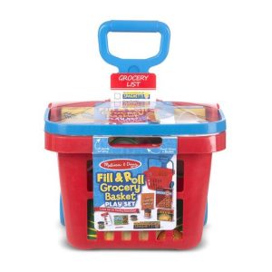 Melissa & Doug Rolling Grocery Basket (Pre-Order)