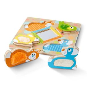 Melissa & Doug Peek-a-Boo Touch & Feel Puzzle (Pre-Order)