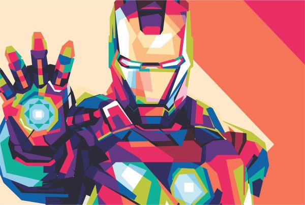 Iron Man Abstract Laptop Skin - Image 2