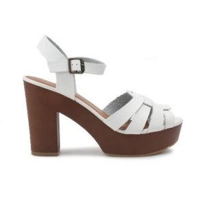 Chunky Heels - White